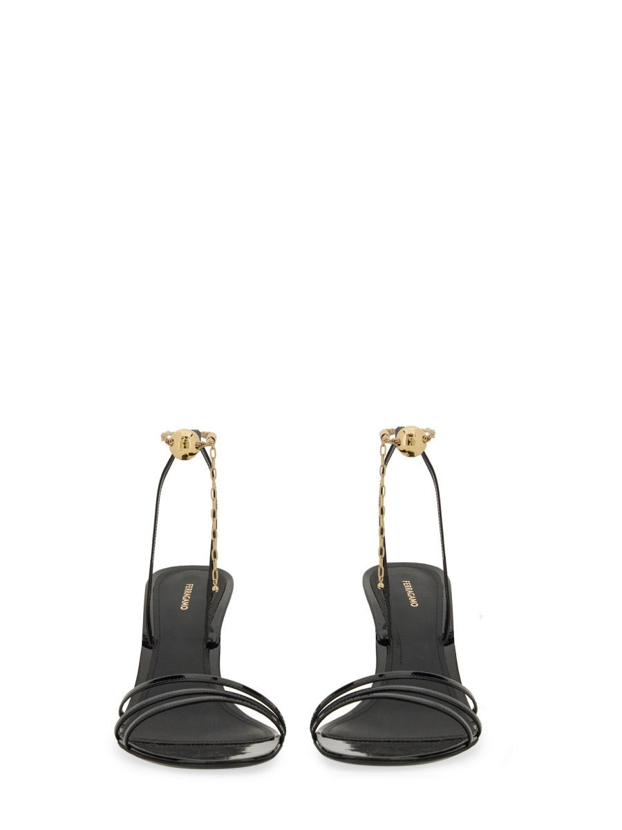 Ferragamo Women Sandal With Chain DestGlow