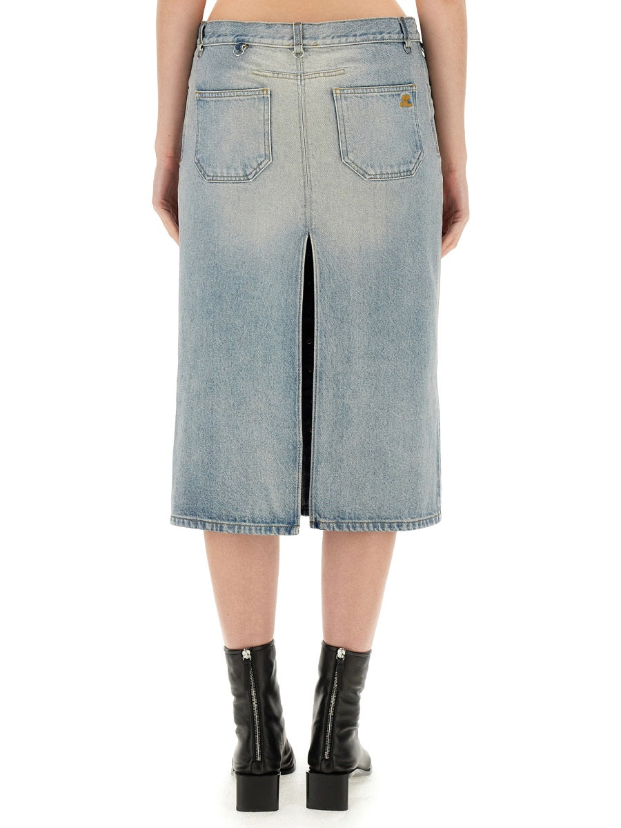 Courreges Women Midi Skirt by Luosophy