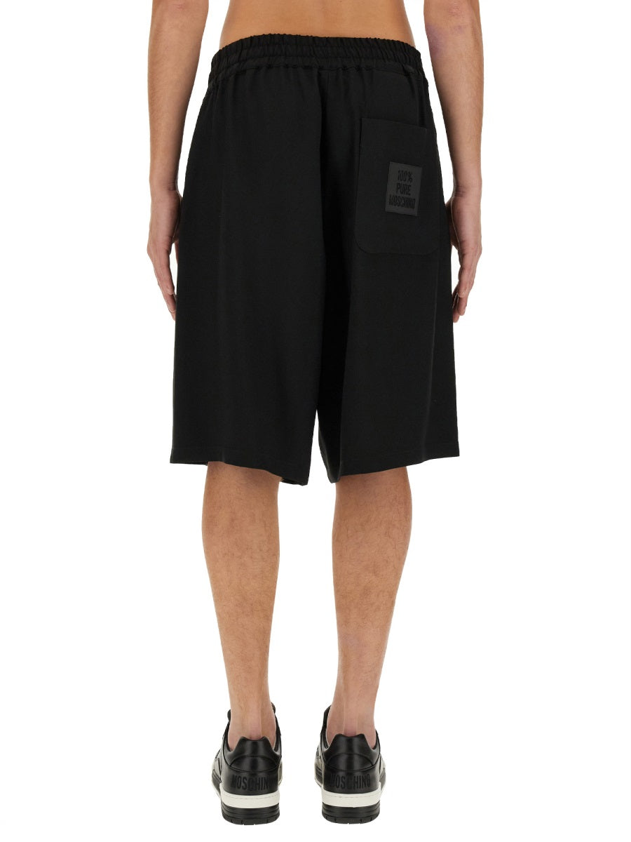 Moschino Men Bermuda With Logo DestGlow