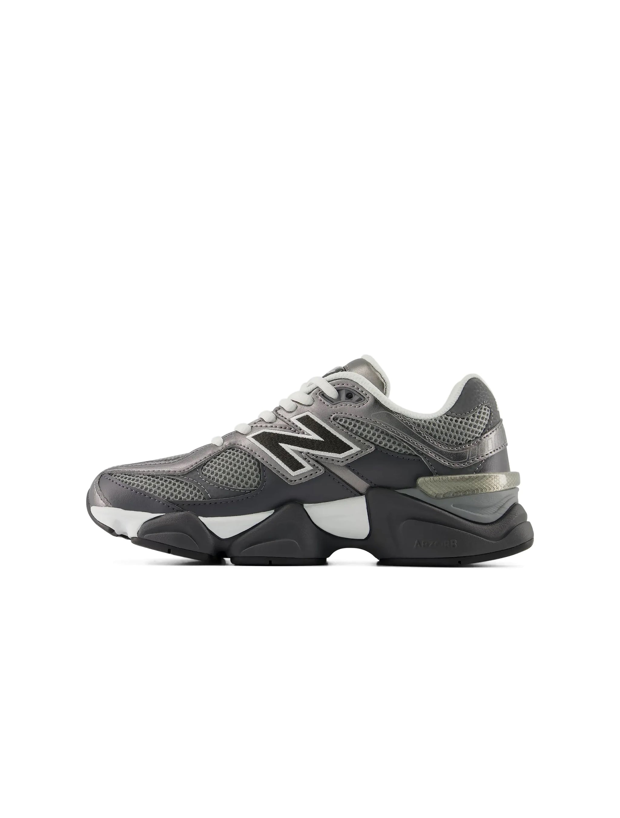 New Balance Big Kids 9060 Lace - Grey/Black by Denim Exchange