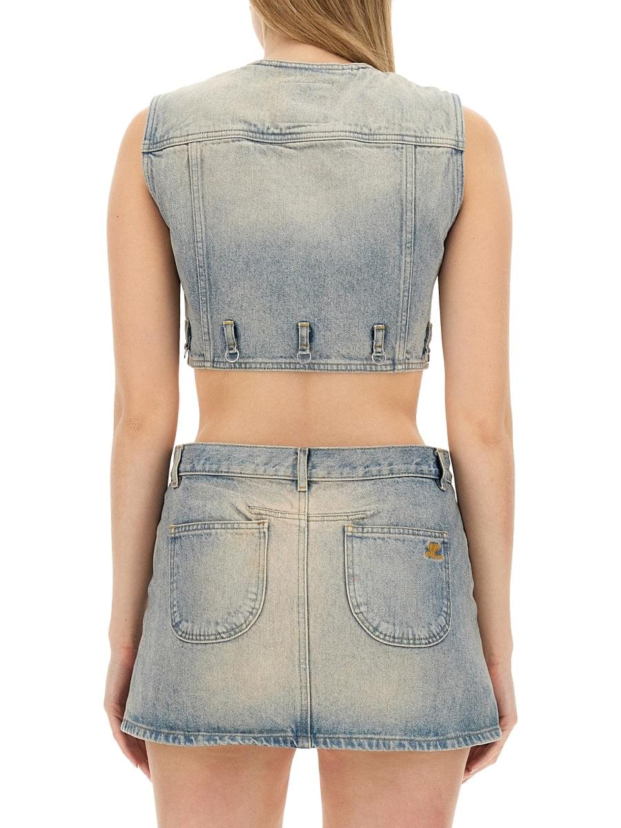 Courreges Women Top Cropped DestGlow