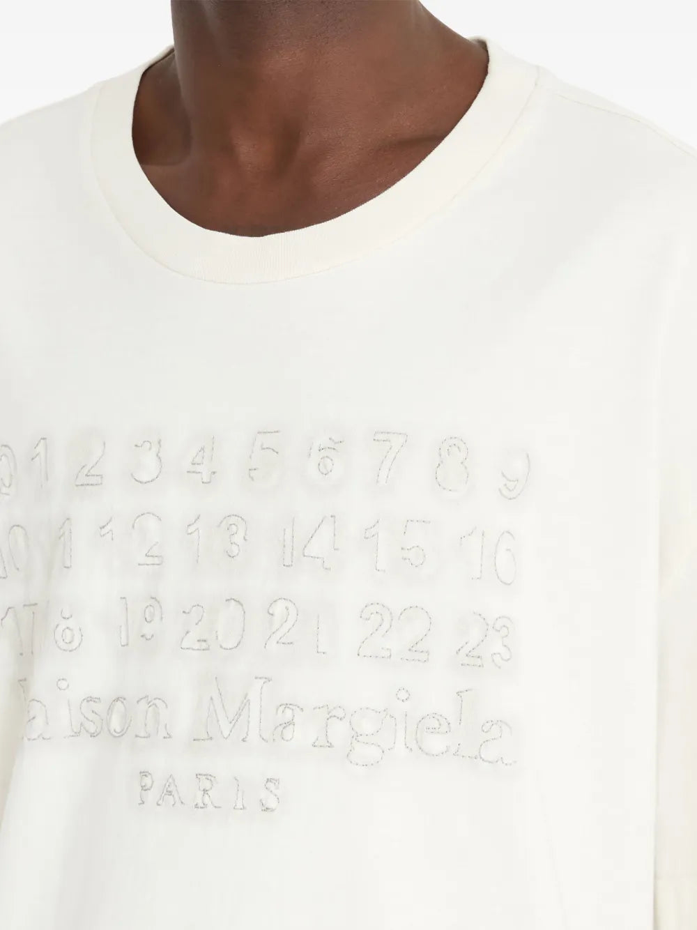 Maison Margiela Men T-Shirt With Numbers Motif by Luosophy