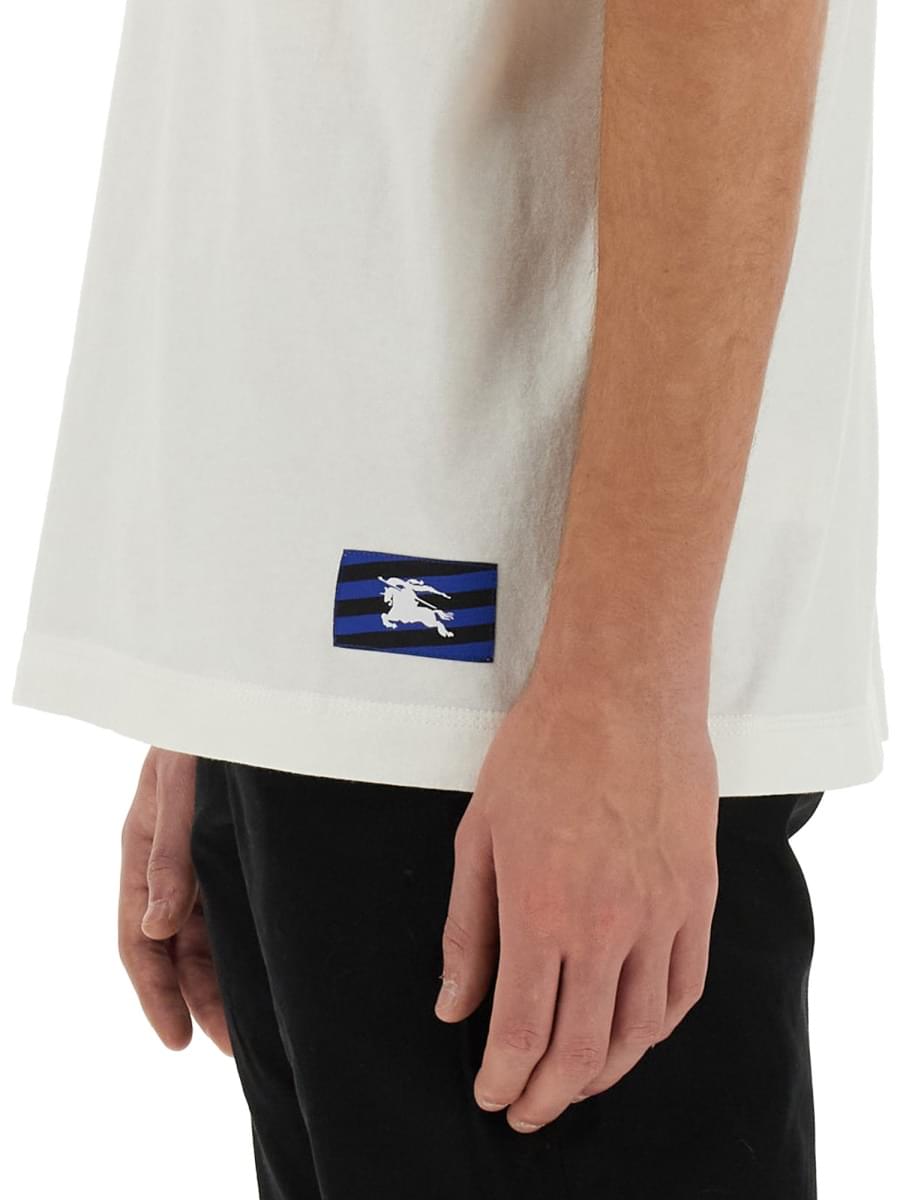 Burberry Men T-Shir With Ekd Patch DestGlow