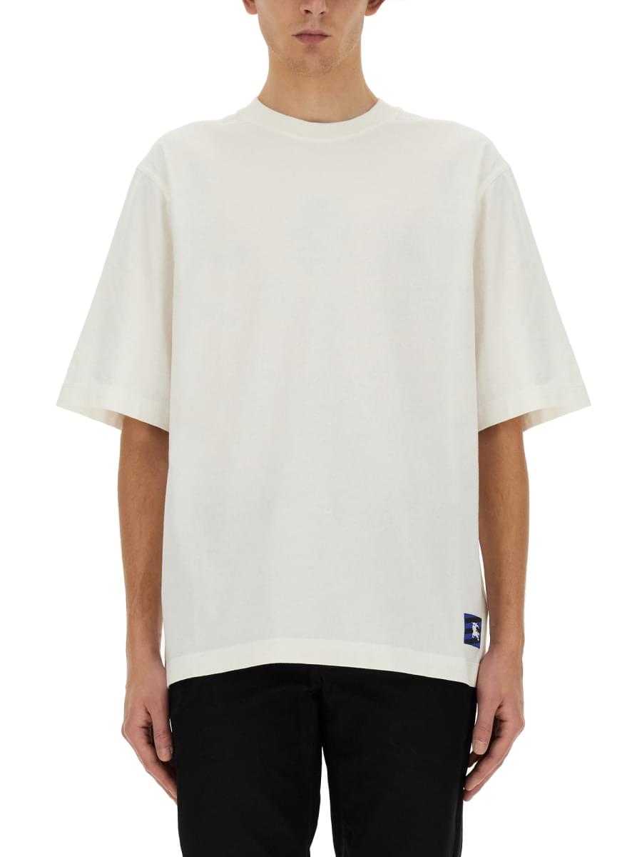Burberry Men T-Shir With Ekd Patch DestGlow