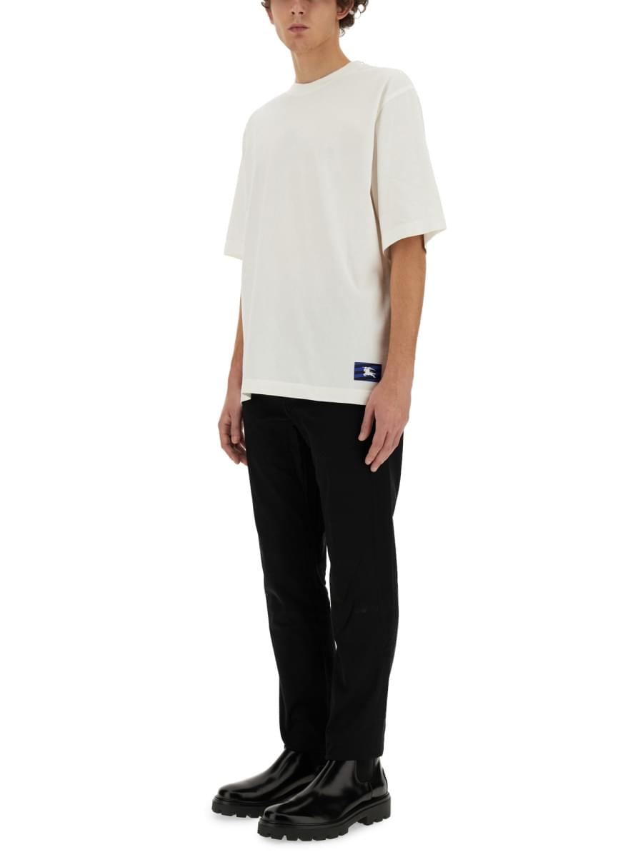 Burberry Men T-Shir With Ekd Patch DestGlow
