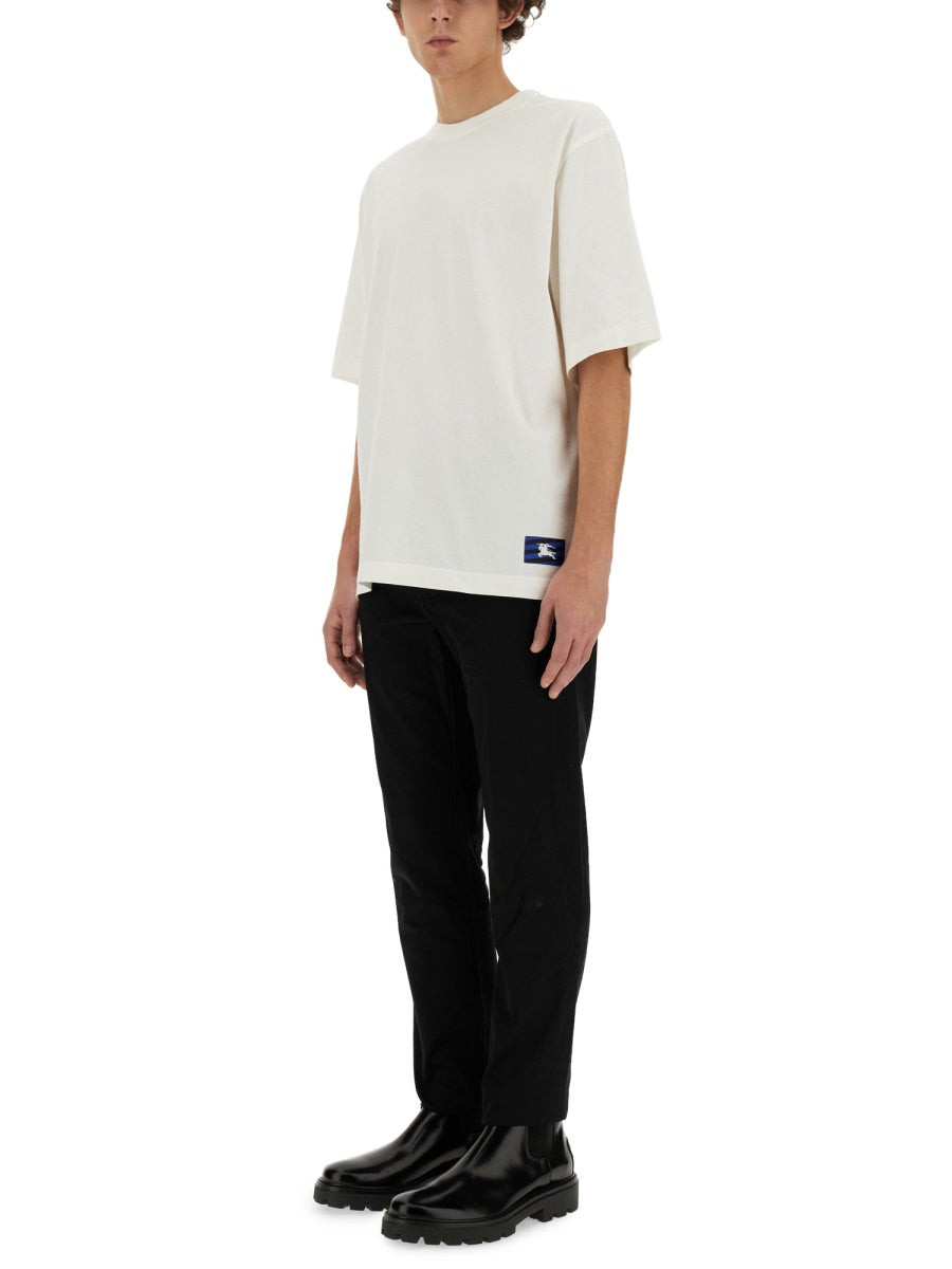 Burberry Men T-Shir With Ekd Patch by Luosophy