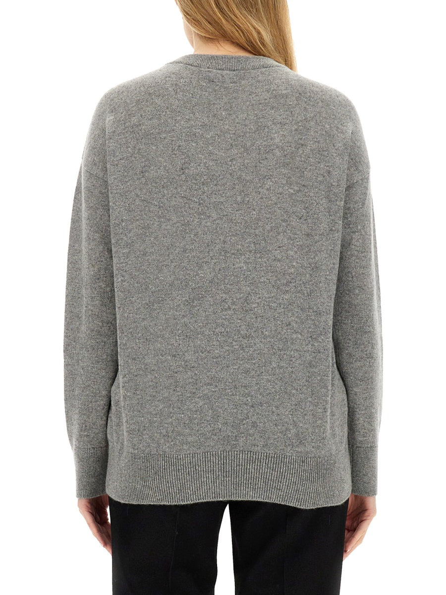 Burberry Women Cashmere Sweater With Kilt Pin DestGlow