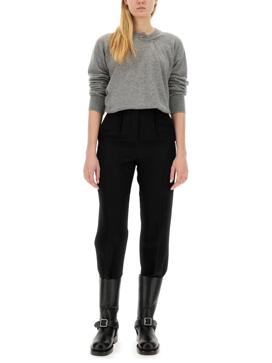 Burberry Women Cashmere Sweater With Kilt Pin DestGlow