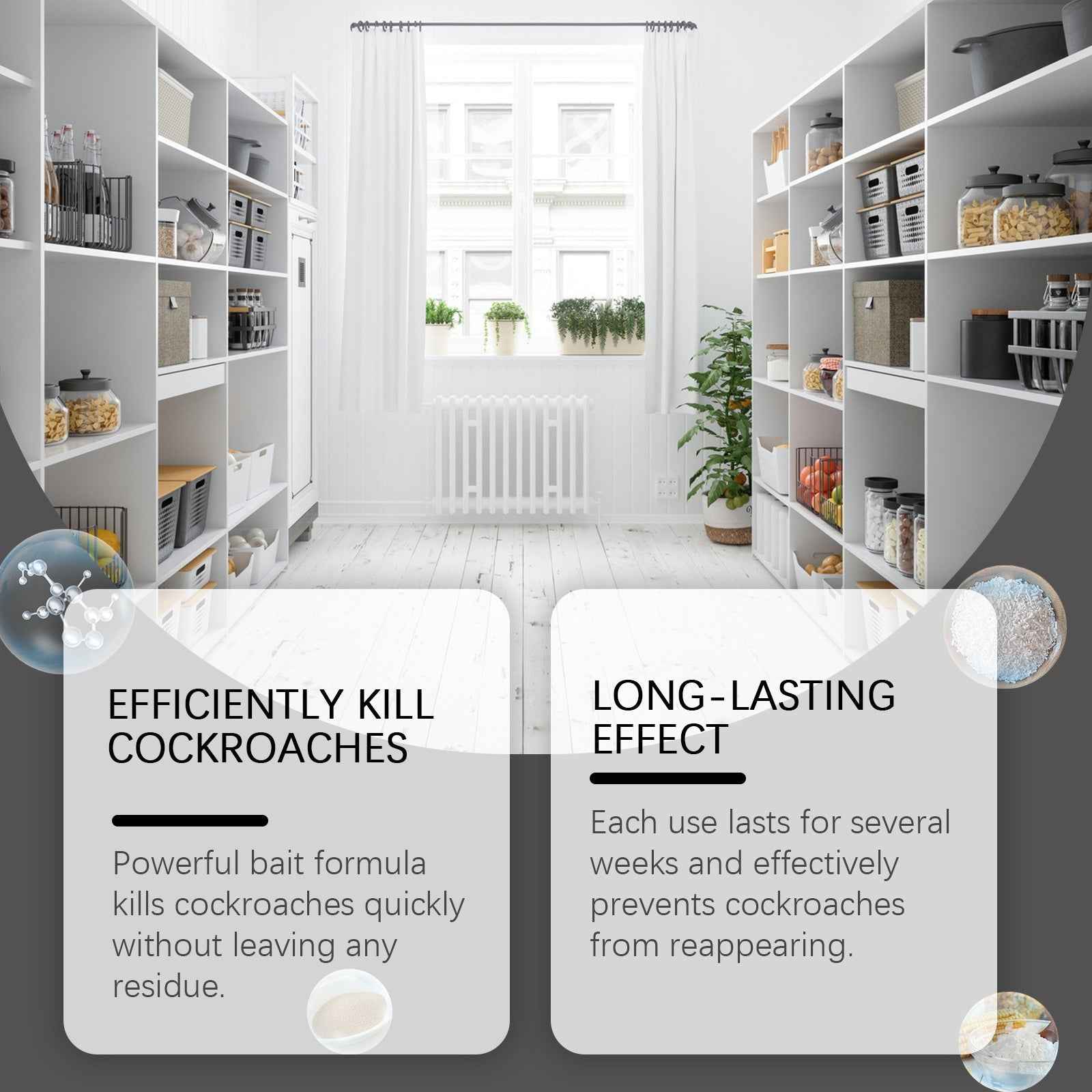 Jakehoe Cockroach Baits For Household Insect-Repellent Cockroach Baits For Indoor Kitchens And Household Cockroach Baits