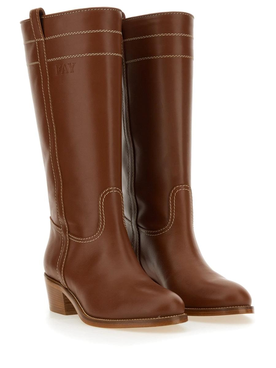 Fay Women Leather Boot DestGlow