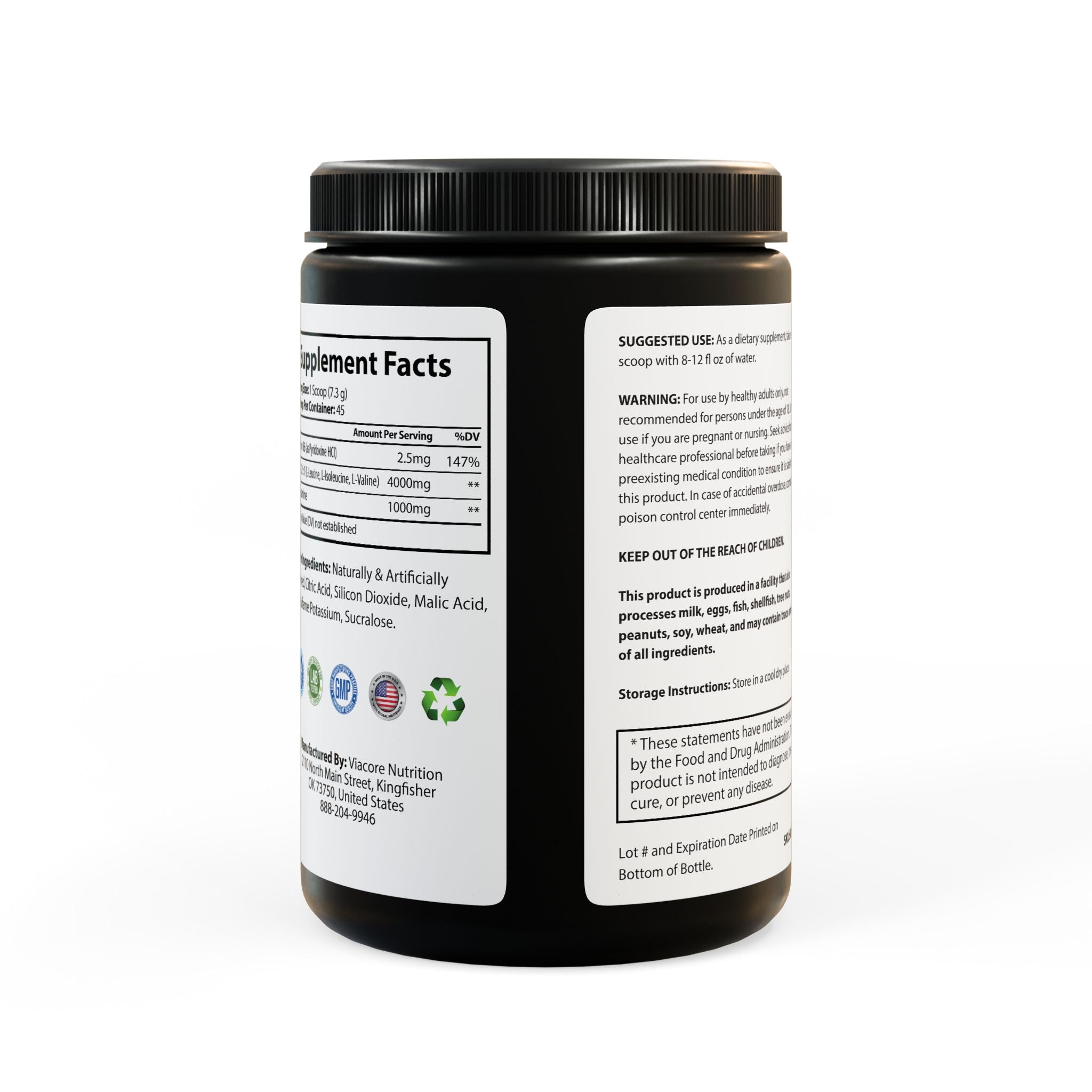 Vitape BCAA Supplement, Watermelon 11.oz by Spee24, LLC