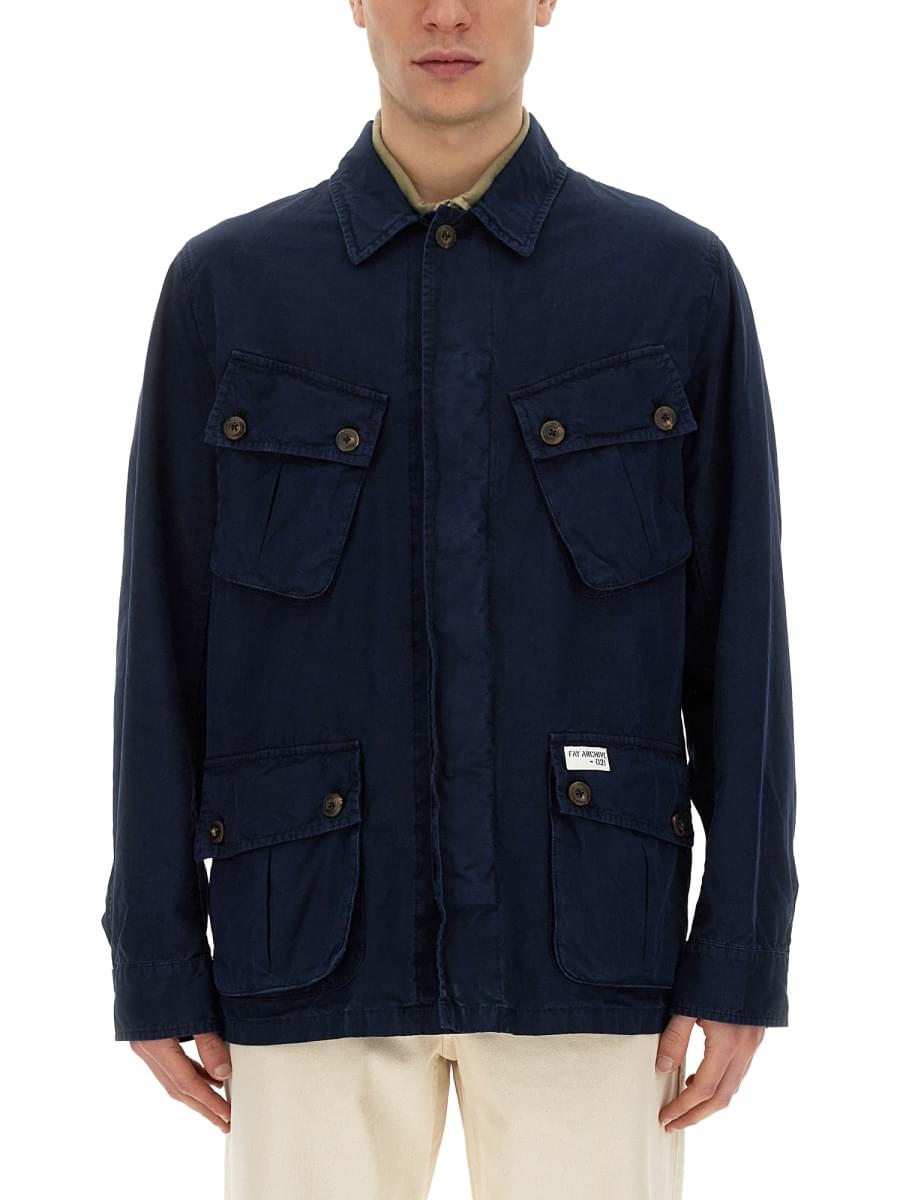 Fay Men Cotton Jacket DestGlow