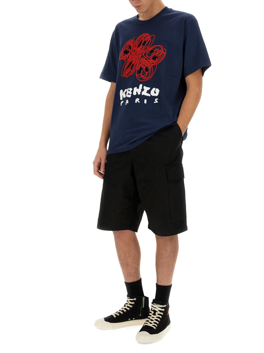 Kenzo Men Cargo Workwear Shorts DestGlow
