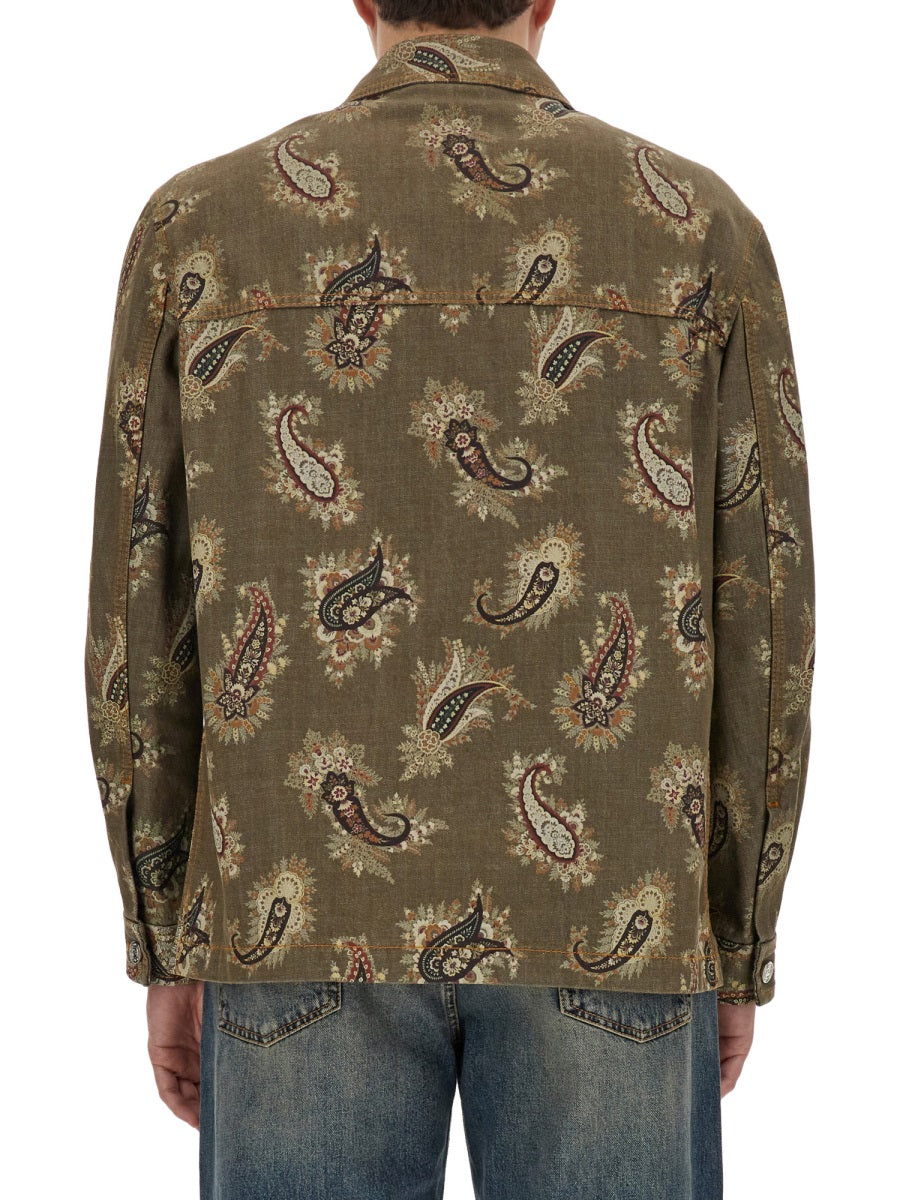 Etro Men Paisley Print Shirt DestGlow