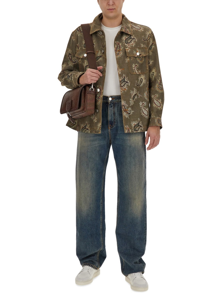 Etro Men Paisley Print Shirt DestGlow