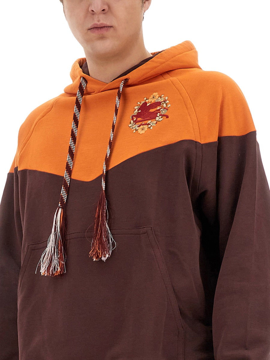 Etro Men Hooded Sweatshirt With Logo DestGlow