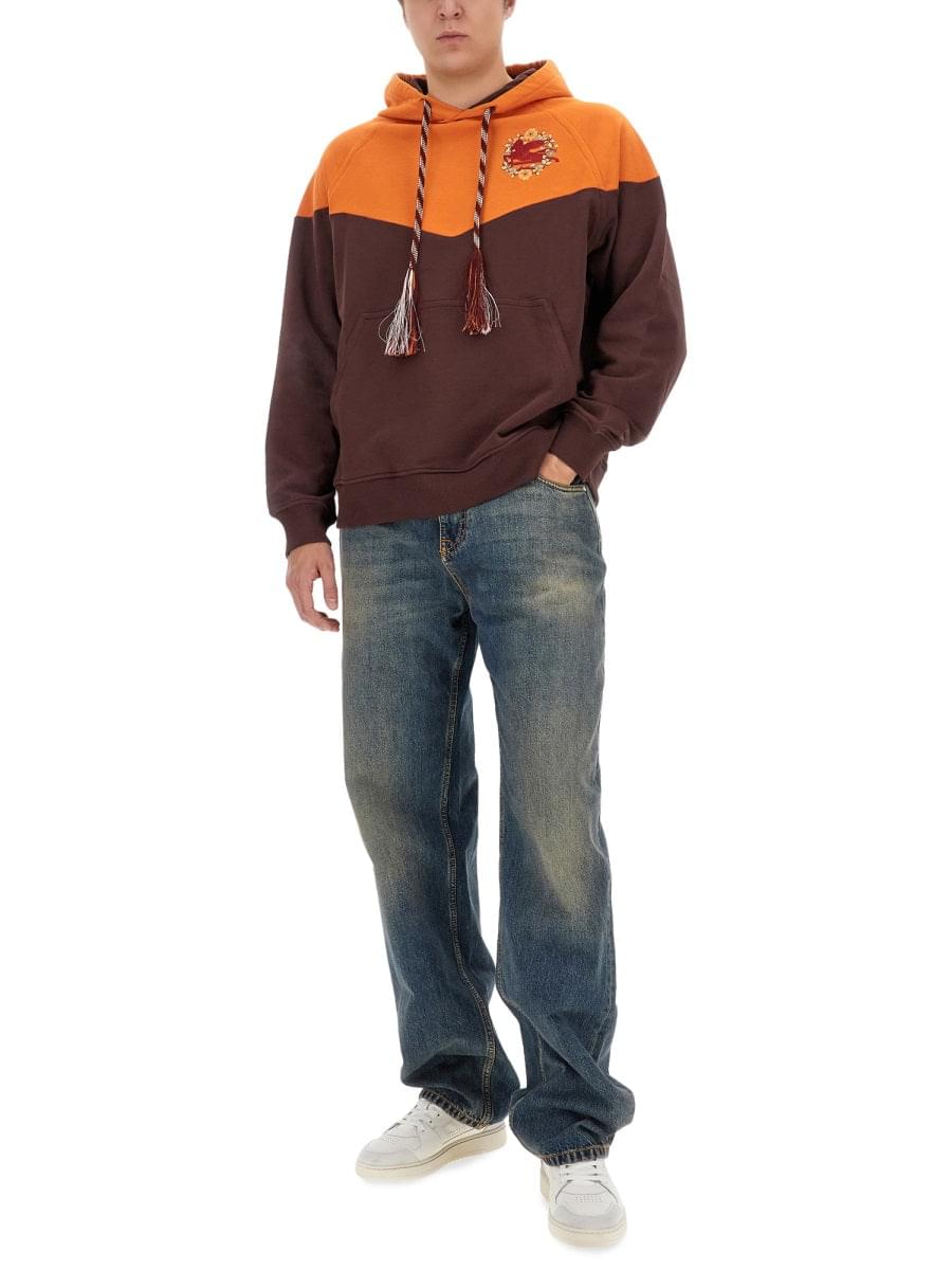 Etro Men Hooded Sweatshirt With Logo DestGlow