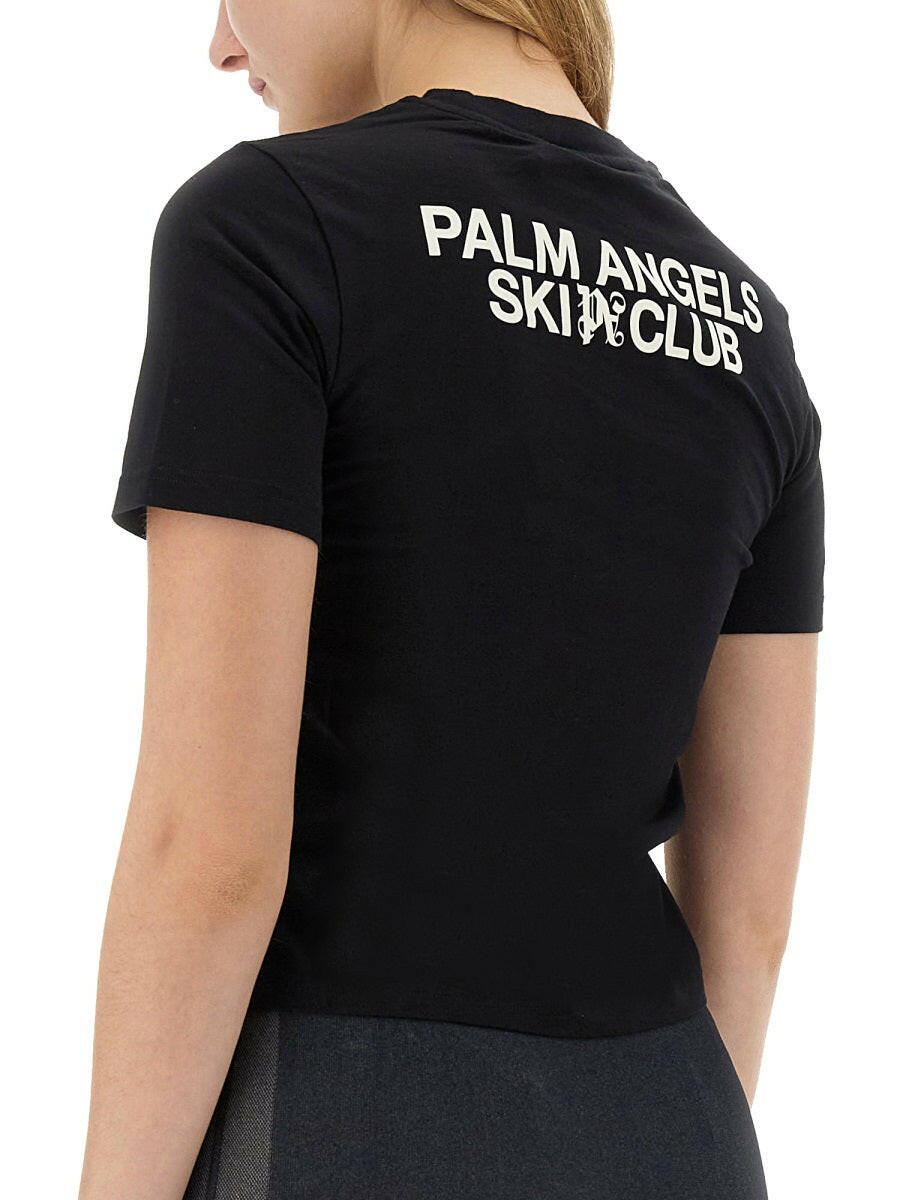 Palm Angels Women Palm Ski Club T-Shirt by Luosophy