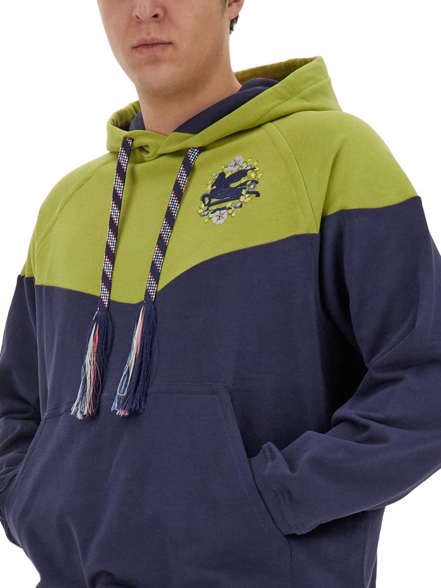 Etro Men Hooded Sweatshirt With Logo DestGlow