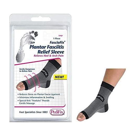 PediFix FasciaFIX Plantar Fasciitis Relief Sleeves Large by Pasteur Pharmacy