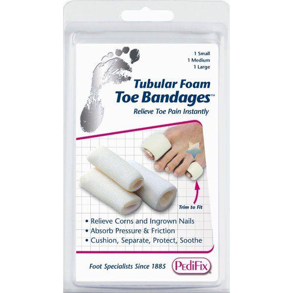 PediFix Tubular Foam Toe Bandages Large 3 ct by Pasteur Pharmacy