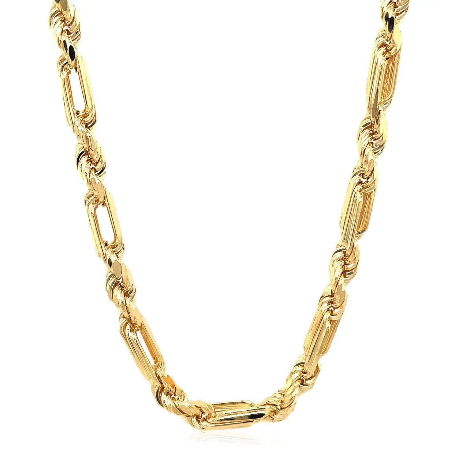 14k Yellow Gold Figaro Chain Necklace