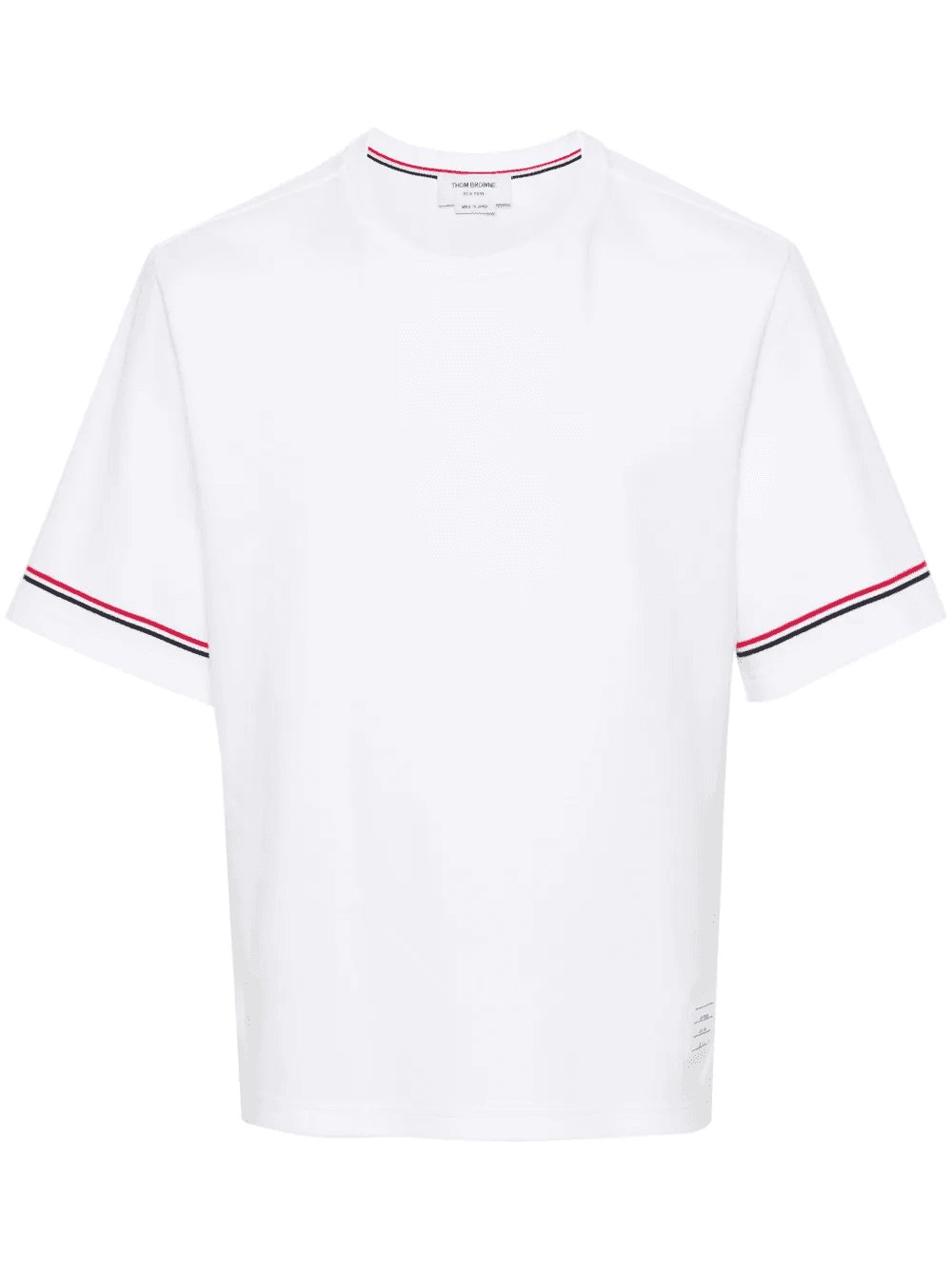 Thom Browne Men Rwb Stripe T-Shirt DestGlow
