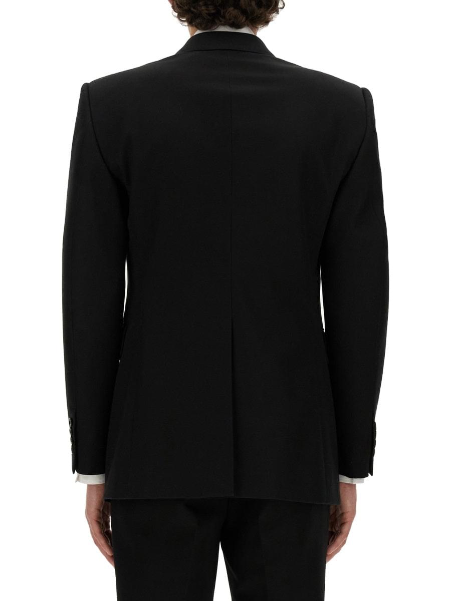 Alexander Mcqueen Men Double-Breasted Jacket DestGlow