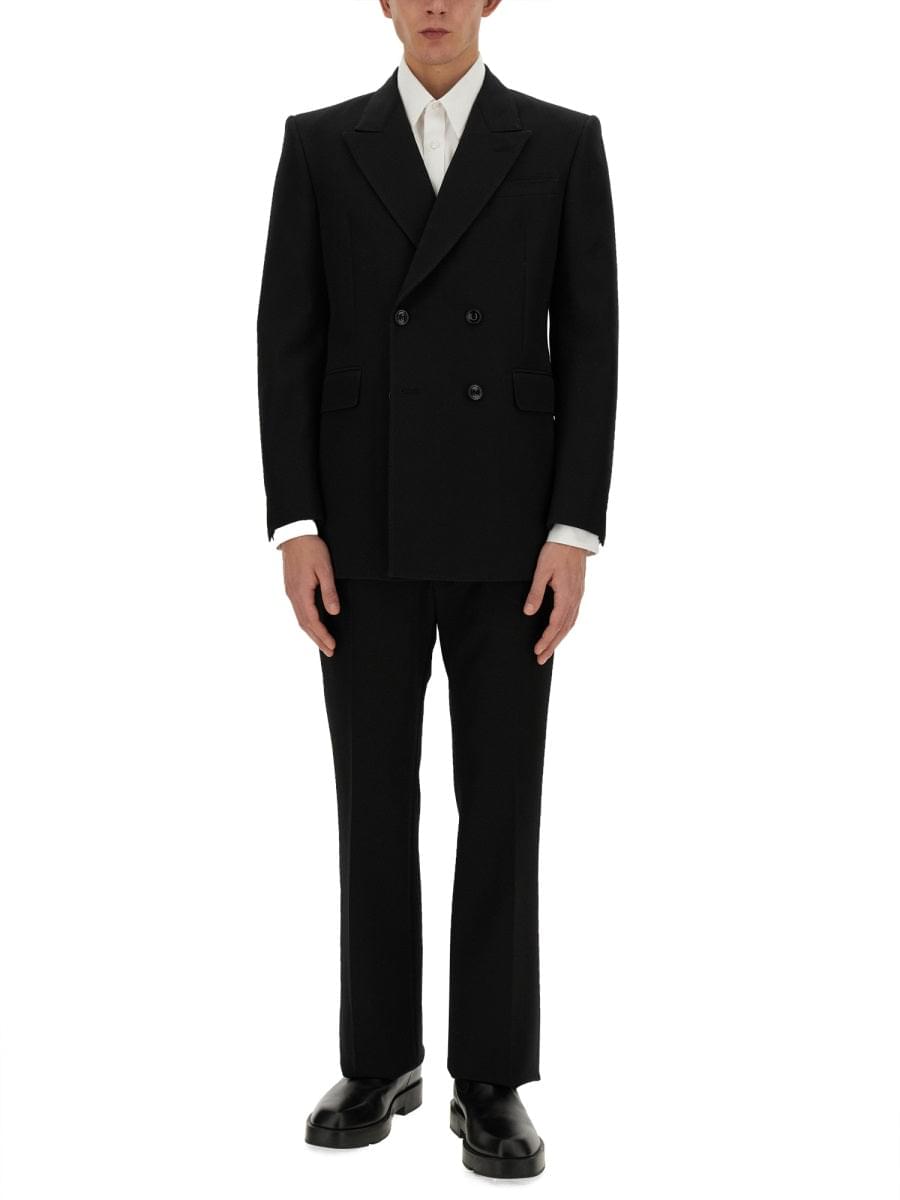 Alexander Mcqueen Men Double-Breasted Jacket DestGlow