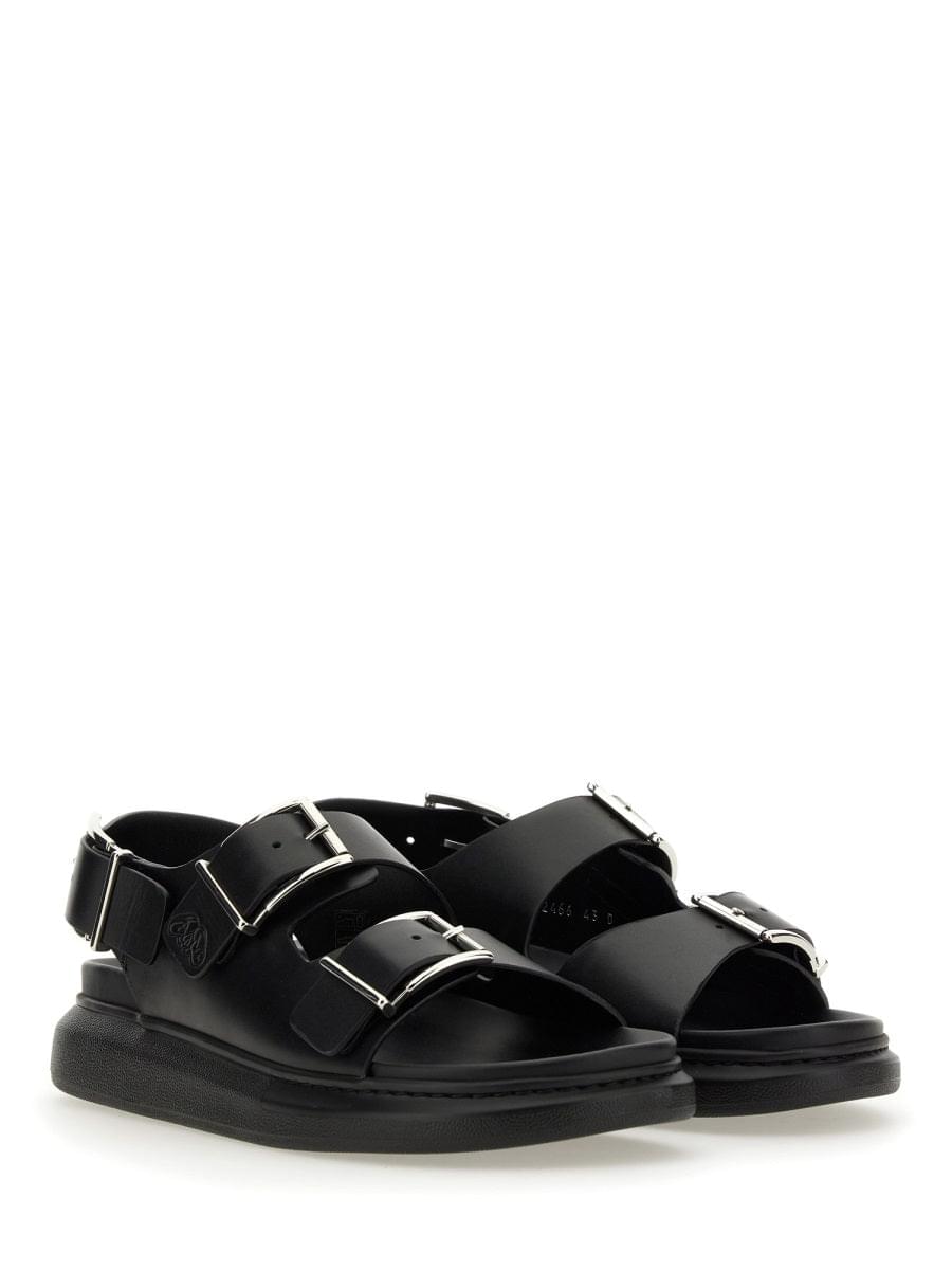 Alexander Mcqueen Men Leather Sandal DestGlow