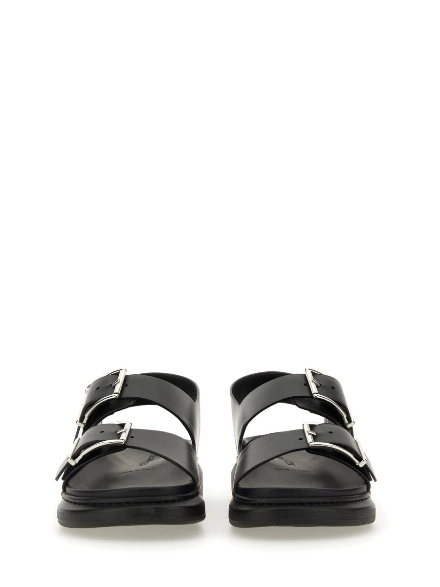 Alexander Mcqueen Men Leather Sandal by Luosophy
