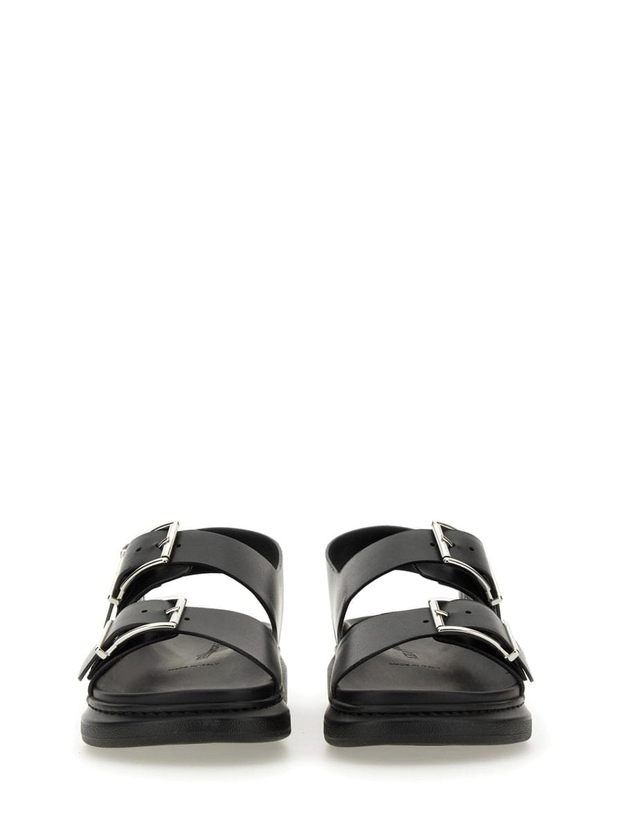 Alexander Mcqueen Men Leather Sandal DestGlow