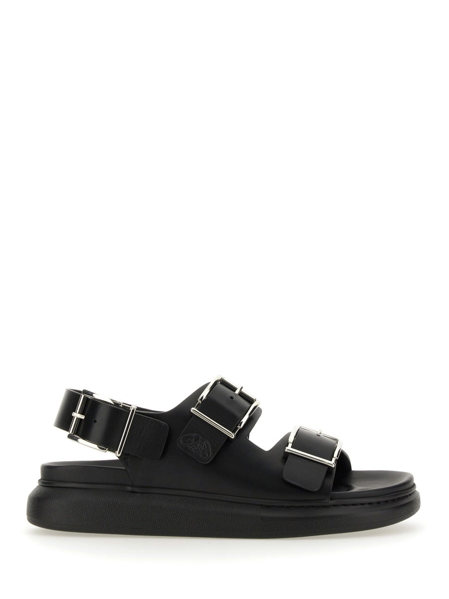 Alexander Mcqueen Men Leather Sandal DestGlow