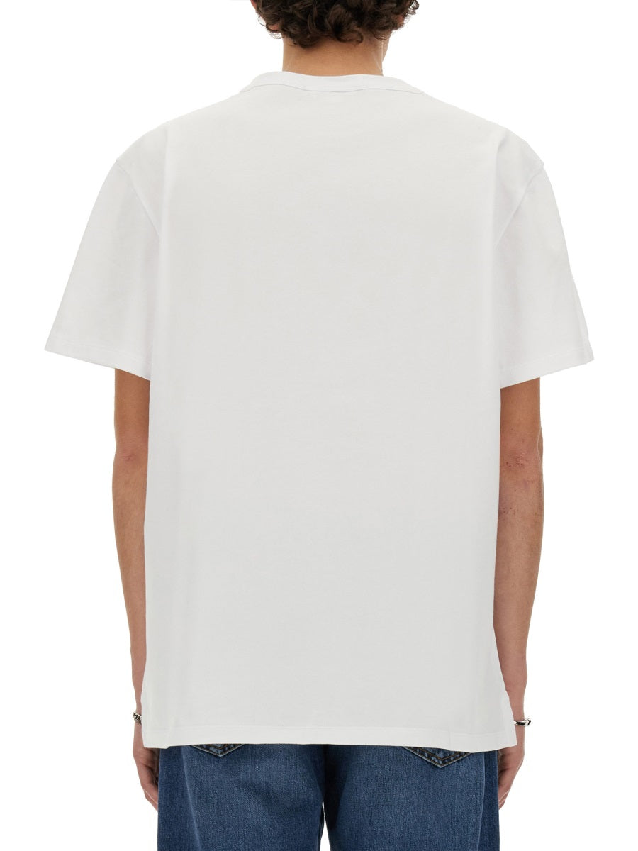 Alexander Mcqueen Men Skull Print T-Shirt DestGlow