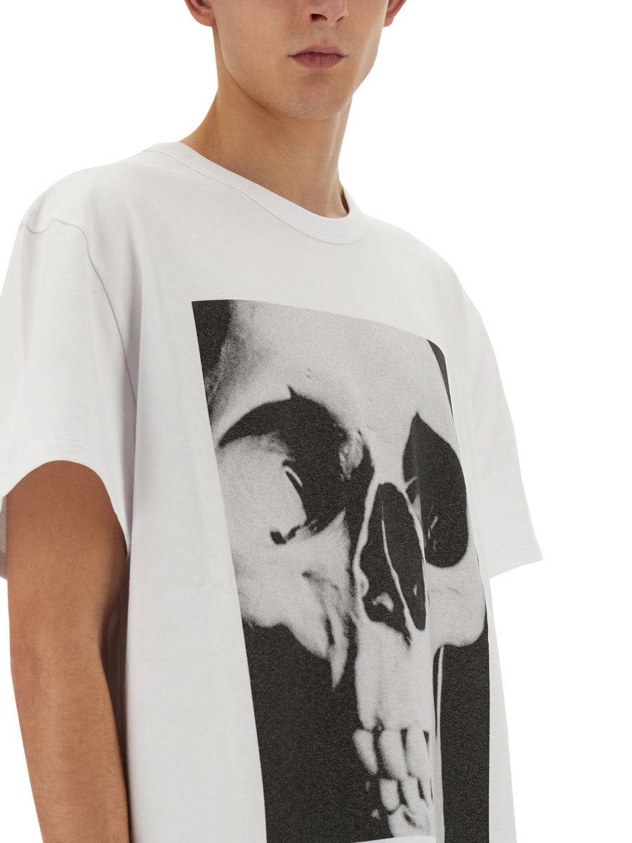 Alexander Mcqueen Men Skull Print T-Shirt DestGlow