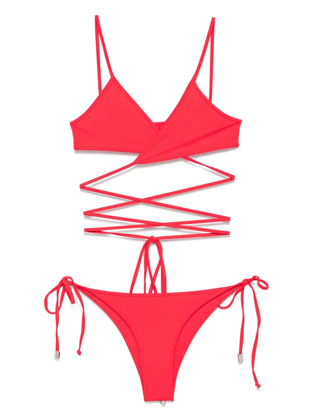 The Attico Women Bikini With Rubber Logo DestGlow