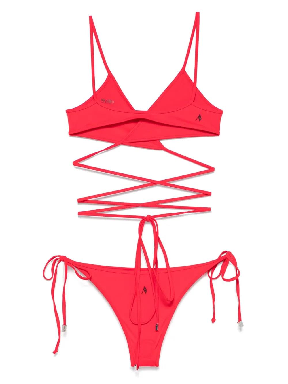The Attico Women Bikini With Rubber Logo DestGlow