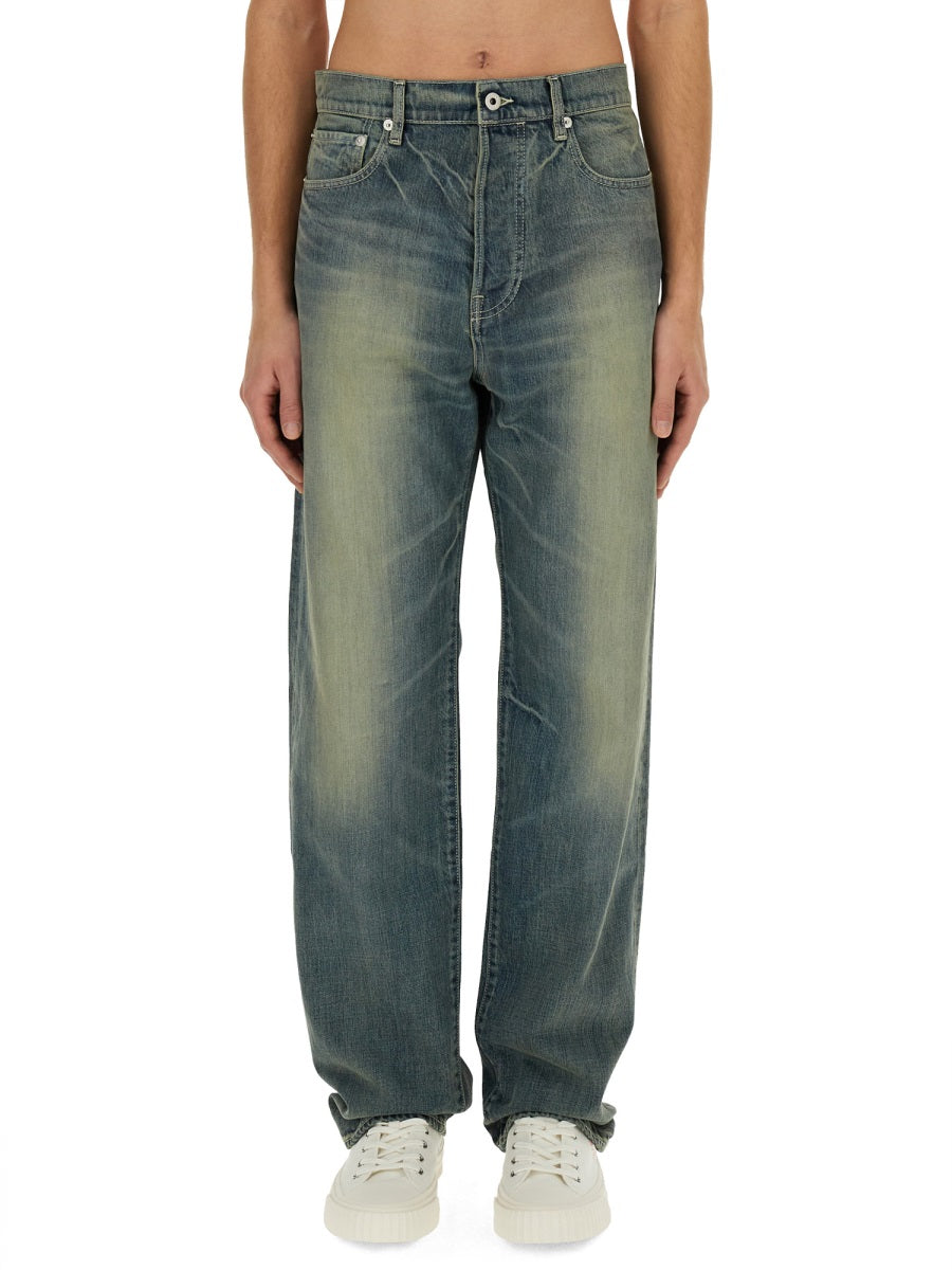 Kenzo Men Asagao Straight Jeans &