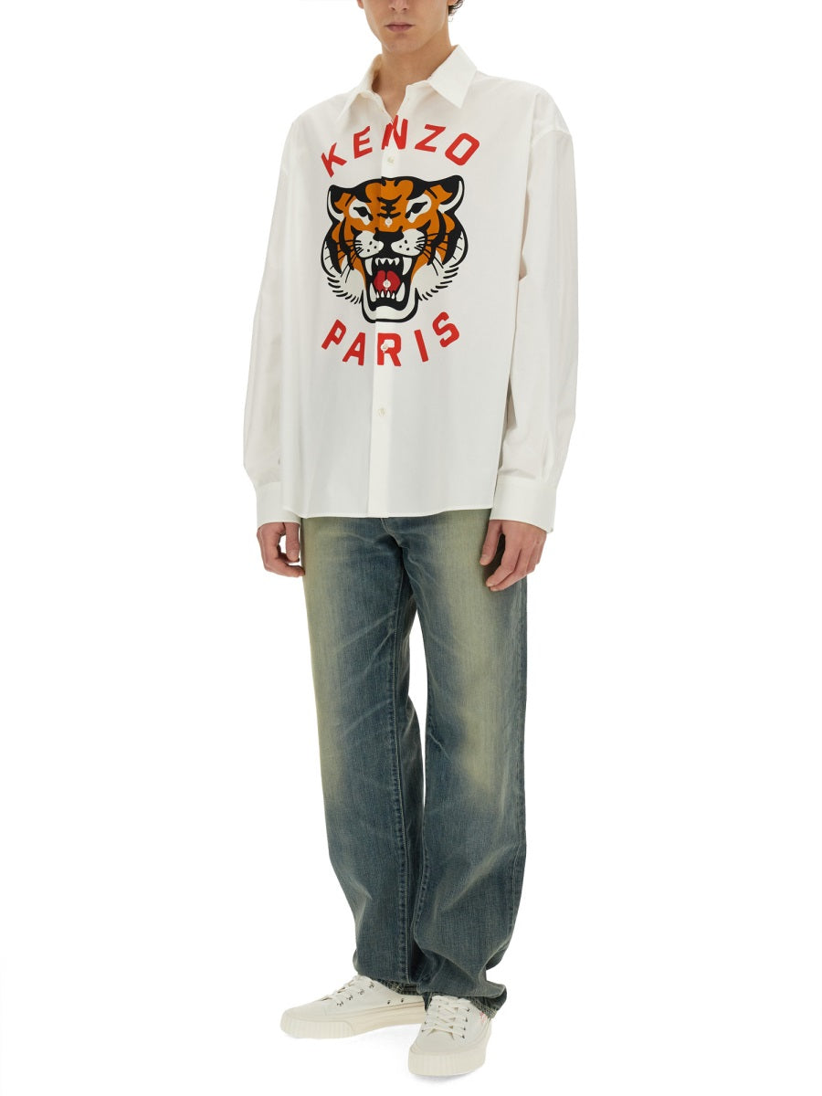 Kenzo Men Asagao Straight Jeans &