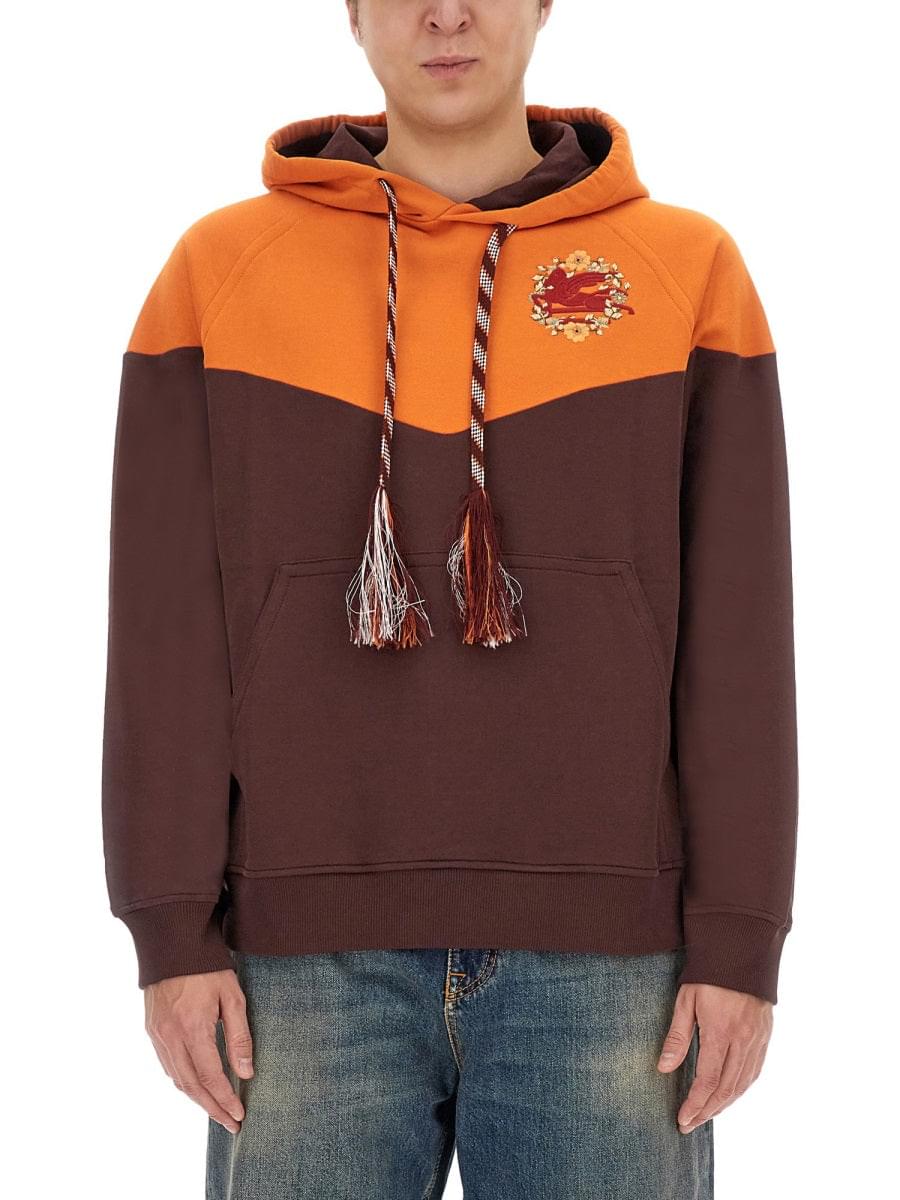 Etro Men Hooded Sweatshirt With Logo DestGlow