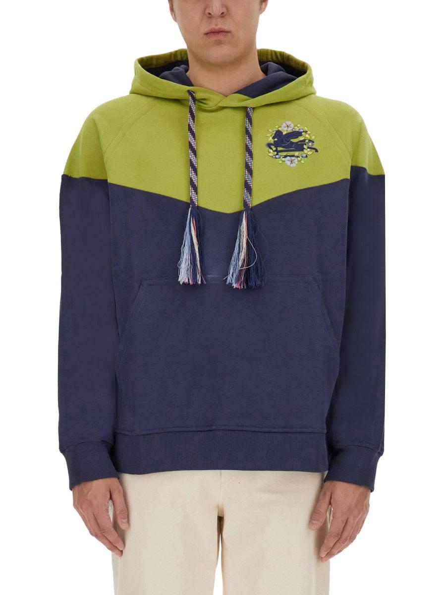 Etro Men Hooded Sweatshirt With Logo DestGlow