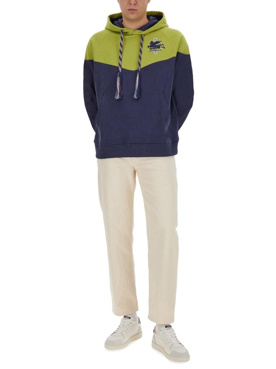 Etro Men Hooded Sweatshirt With Logo DestGlow