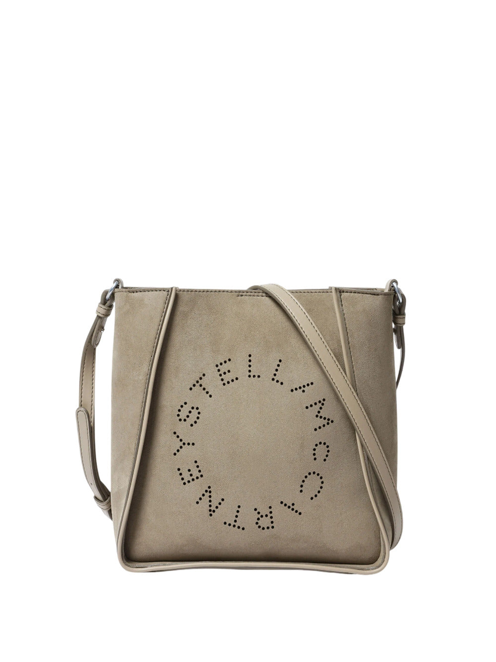 Stella Mccartney Women Alter Suede Shoulder Bag With Piping Details DestGlow