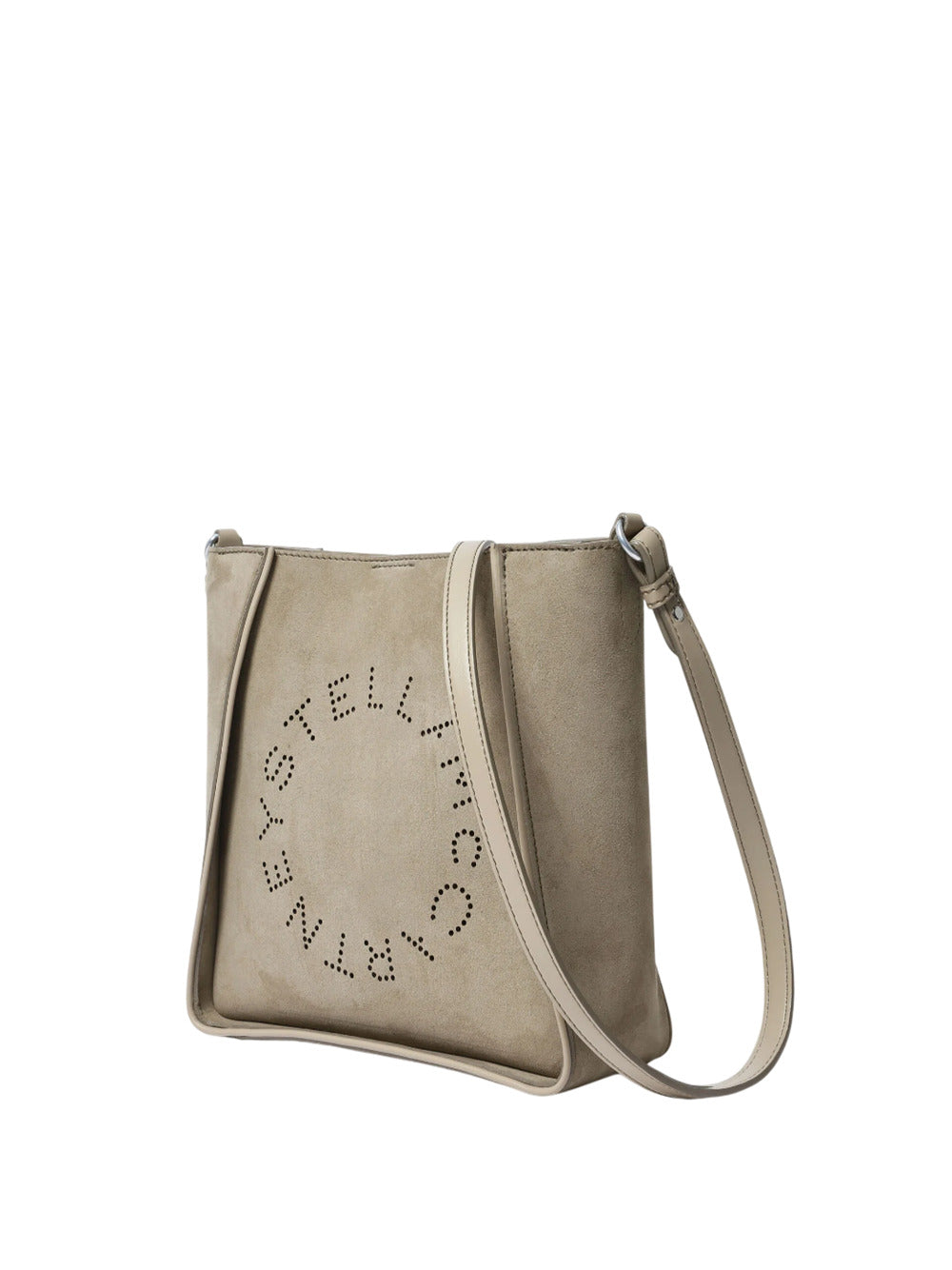 Stella Mccartney Women Alter Suede Shoulder Bag With Piping Details DestGlow