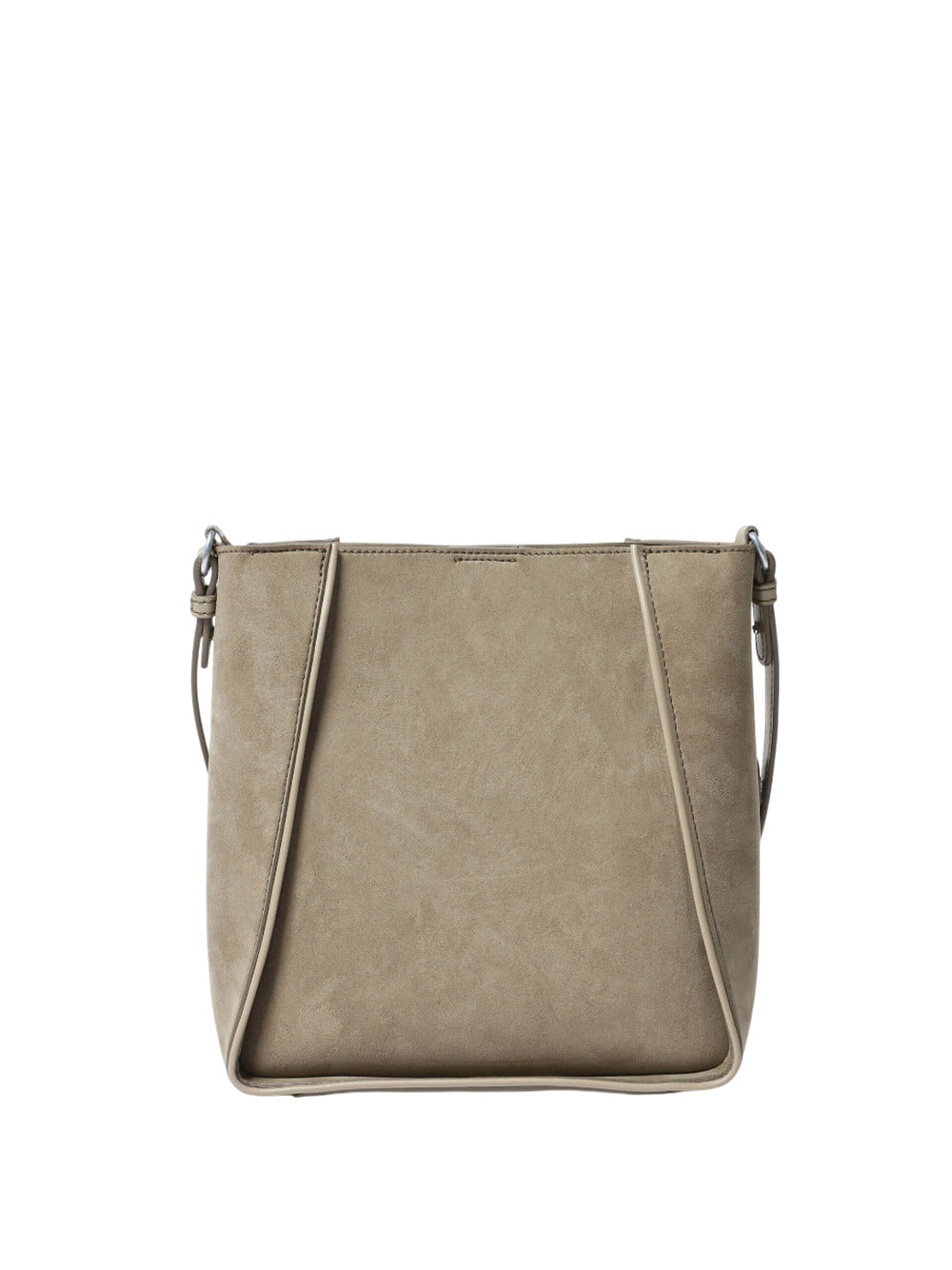 Stella Mccartney Women Alter Suede Shoulder Bag With Piping Details DestGlow