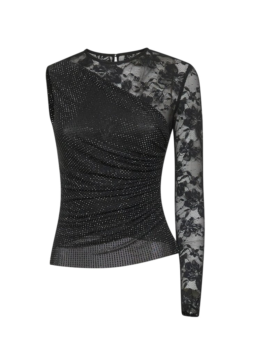 Self-Portrait Women One Shoulder Floral Lace Top DestGlow