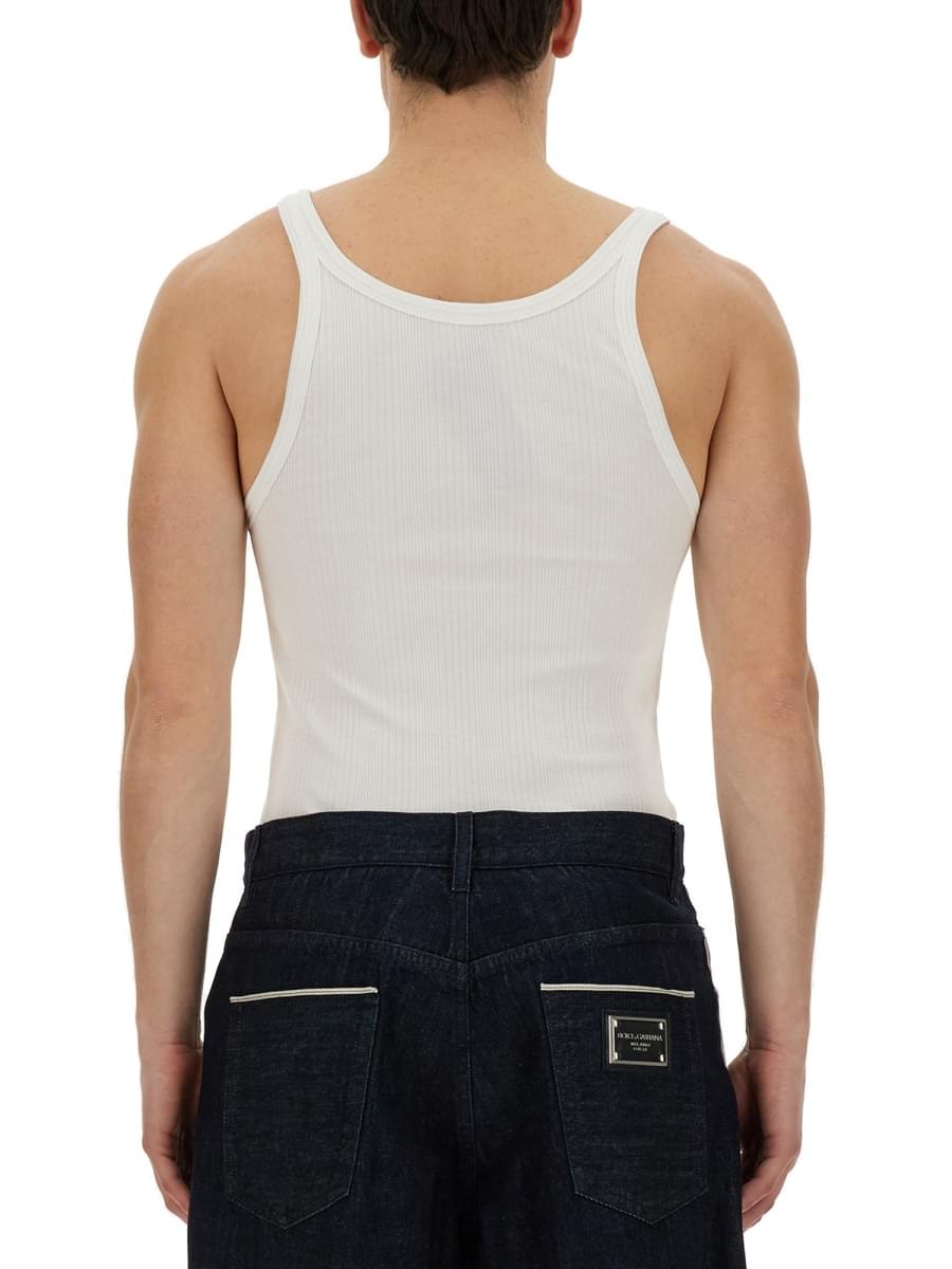 Dolce & Gabbana Men Ribbed Tank Top DestGlow