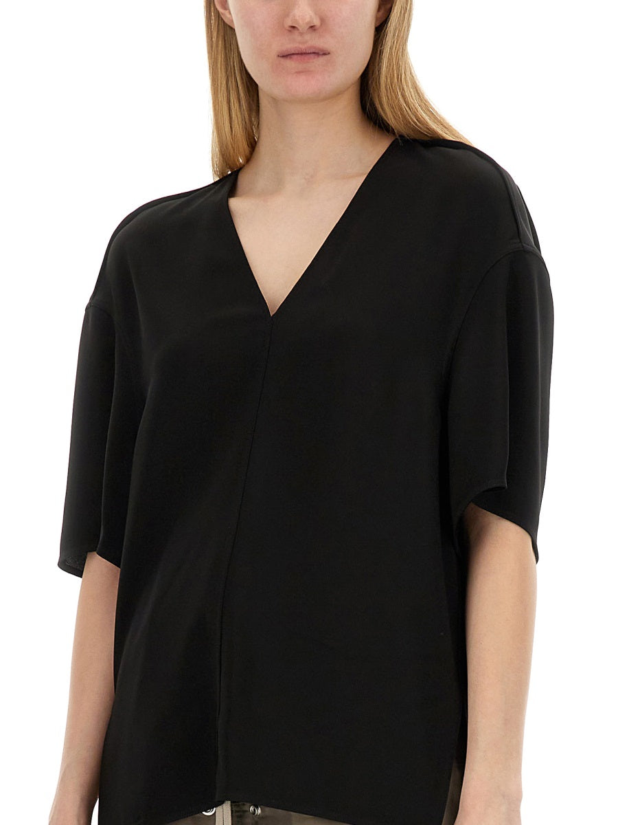 Rick Owens Women V-Neck T-Shirt DestGlow