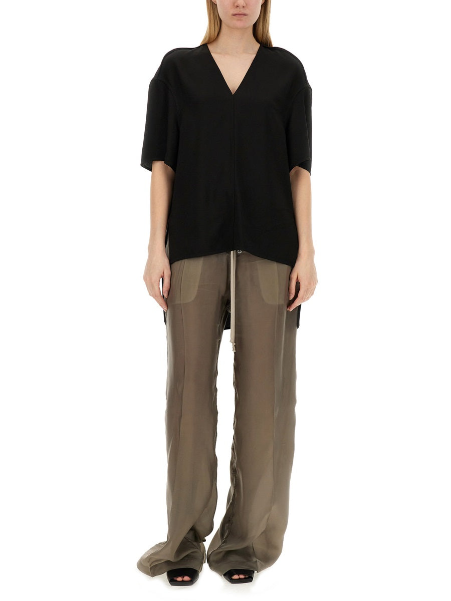 Rick Owens Women V-Neck T-Shirt DestGlow