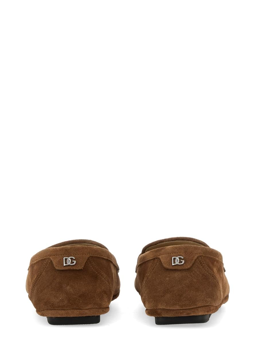 Dolce & Gabbana Men Leather Drivers DestGlow